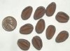 10 18mm Smoke Topaz Flat Drops